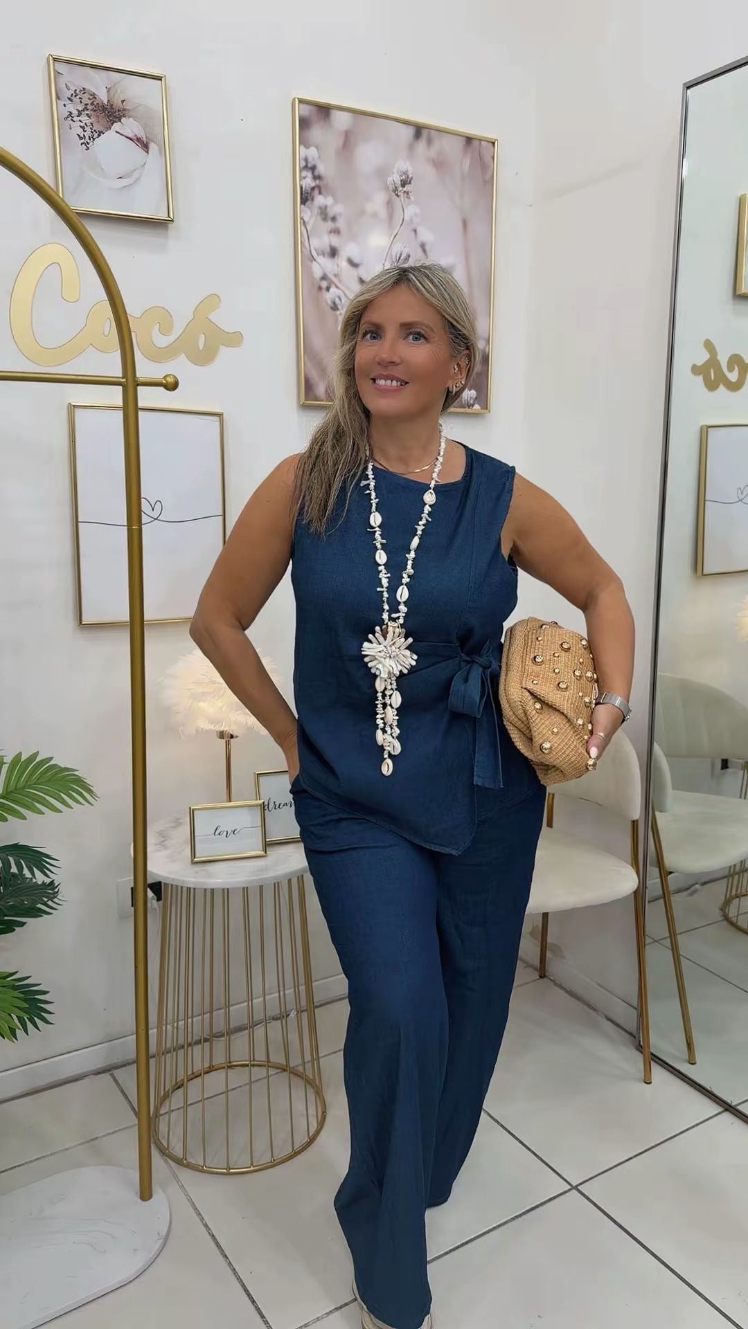 Completo Denim in cotone