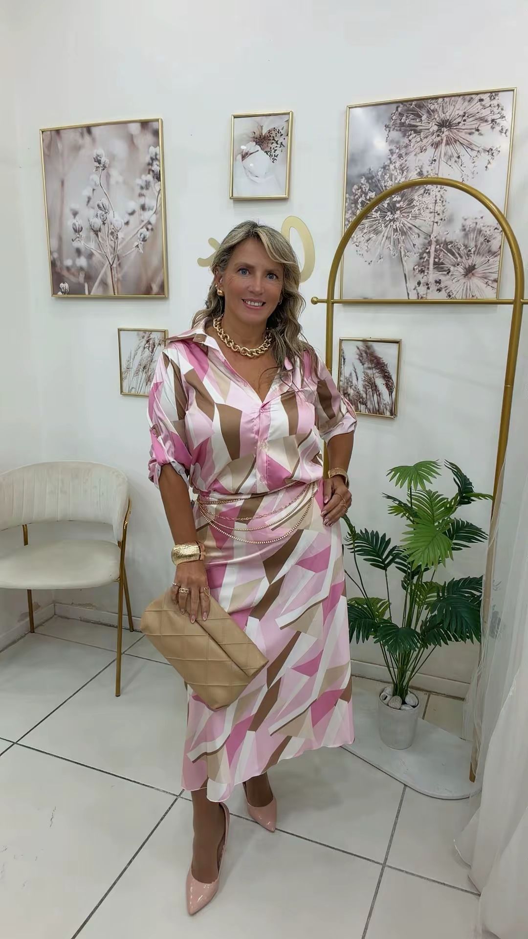 Completo Pink Geometry