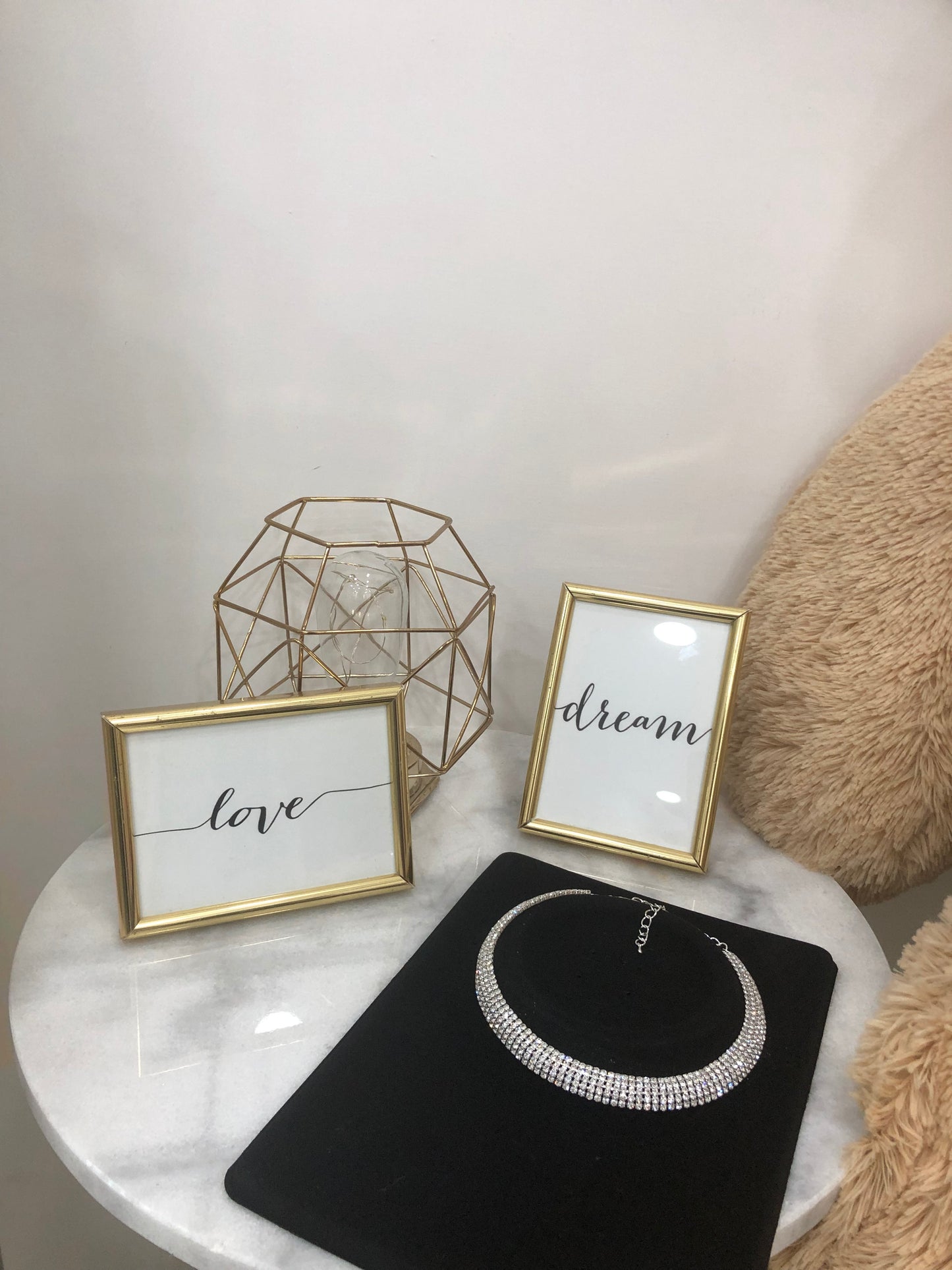 Collana Choker con strass